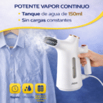 Plancha A Vapor Portátil 150ml MDHL Eliminador De Arrugas Rápido FK17-MD-CS188D - Imagen 6