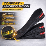 Plantillas Elevadoras Ajustables Altura Invisible Zapatos FK17-SM018