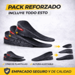 Plantillas Elevadoras Ajustables Altura Invisible Zapatos FK17-SM018 - Imagen 6