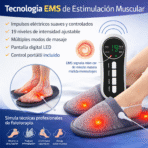 Pantuflas masajeadoras MASAJE PROFESIONAL EN CASA EN SOLO MINUTOS FK17-MD-006 - Imagen 3