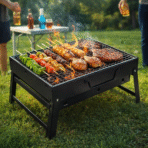 Mini Parrilla Plegable Portátil a Carbón FK17-SM080