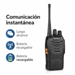 Radios Walkie Talkie Baofeng BF-888S X2 Comunicación UHF FK17-TC403 - Imagen 3