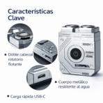 Afeitadora Electrica Portatil Hombre Recargable USB Viaje FK17-MD-8111 - Imagen 5
