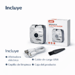 Afeitadora Electrica Portatil Hombre Recargable USB Viaje FK17-MD-8111 - Imagen 6