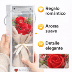 Mini Ramo De Flores De Jabón En Caja Regalo Romántico FK17-1010-1 - Imagen 5