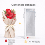Mini Ramo De Flores De Jabón En Caja Regalo Romántico FK17-1010-1 - Imagen 3