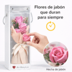 Mini Ramo De Flores De Jabón En Caja Regalo Romántico FK17-1010-1 - Imagen 4