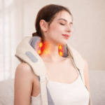 Masajeador de Cuello y Hombros con Calor 4D Inalámbrico Ajustable FK17-MD106