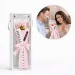 Caja Regalo Rosa Artificial Decorativa Detalle Romántico FK17-30-10 - Imagen 2