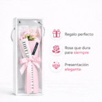 Caja Regalo Rosa Artificial Decorativa Detalle Romántico FK17-30-10 - Imagen 6