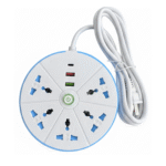 Multitoma Circular OST-120 Clavija, USB y Tipo-C