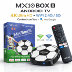 TV Box MX10 Android 4K WiFi 2.4G 5G 2GB 16GB Control Voz Smart TV FK17-TC401 - Imagen 3
