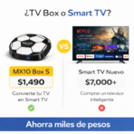 TV Box MX10 Android 4K WiFi 2.4G 5G 2GB 16GB Control Voz Smart TV FK17-TC401 - Imagen 7