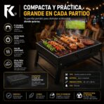 Mini Parrilla Plegable Portátil a Carbón FK17-SM080 - Imagen 8