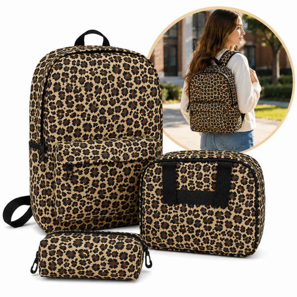 Set maletas Leopardo x3 fk206