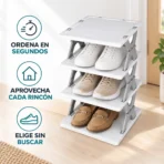 Zapatero multicapas organizador plegable para zapatos 3 niveles FK23D-91