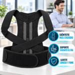 Corrector lumbar espalda completa mejora postura Unisex FKSP16-10