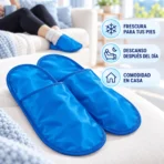 Pantuflas 2 en 1 terapia calor frio zapatones alivia dolor FK23D-143 - Imagen 2