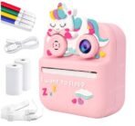Cámara instantánea para niños con pantalla de 2,4 pulgadas, 48 ​​MP, vídeo 1080p KIDS NIÑOS
