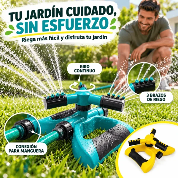 Rociador de agua automatico con rotacion 360 aspersor giratorio FK23D-104