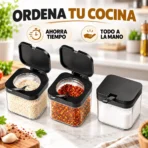 Condimentero set x3 organizador de especias y condimentos FK23D-282 - Imagen 2