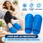 Pantuflas 2 en 1 terapia calor frio zapatones alivia dolor FK23D-143