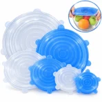 Tapas de silicona reutilizables x6 pcs FK22-08 - Imagen 3