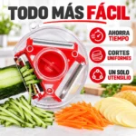 Rebanador multifuncional 3 en 1 cortador rallador y pelador manual FK23D-23