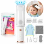 Maquina afeitadora para bebé con aspiracion automatica recargable FK23C-33 - Imagen 3
