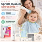 Maquina afeitadora para bebé con aspiracion automatica recargable FK23C-33 - Imagen 2