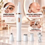 Depilador facial Nariz-oido-patillera Recargable 3 En 1 FK22B-05 - Imagen 2