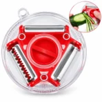 Rebanador multifuncional 3 en 1 cortador rallador y pelador manual FK23D-23 - Imagen 3