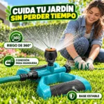 Aspersor rociador de riego 360 rotacion automatica de jardin FK23D-182