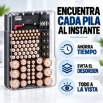 Organizador de pilas y baterias con probador de energia FK23B-26
