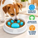 comedero para mascotas antiahogo tazon huella FK23C-11 - Imagen 2