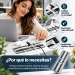 Organizador adhesivo para accesorios soporte para cables FK23D-105