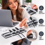 Organizador adhesivo para accesorios soporte para cables FK23D-105 - Imagen 3