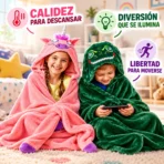 Manta capa infantil con luz en los ojos FK22-67 - Imagen 2