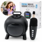 Mini parlante karaoke recargable inalambrico KF23D-97 - Imagen 2