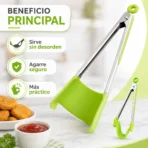 Espátulas de cocina 2 en 1 clever tongs #-09