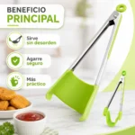 Espátulas de cocina 2 en 1 clever tongs #-09