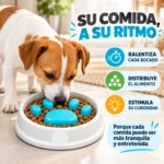 comedero para mascotas antiahogo tazon huella FK23C-11
