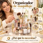 Organizador de maquillaje multifuncional Giratorio 360 de 1 Nivel FK23D-28