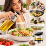 Dispensador de aceite y vinagre botella spray medidor FK22B-09 - Imagen 2