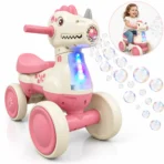 Triciclo Musical Con Burbujero Para Niños En Forma De Dino - Imagen 3